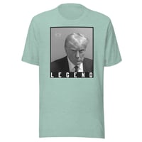 Image 3 of Trump Legend Mugshot Unisex t-shirt from PatriotsCo.com