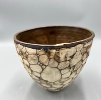 Image 1 of Small Lake Bottom Vessel with Bronze interior- Deanna Hergt Willmott