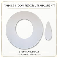 Image 2 of Whole Moon Fedora Template 