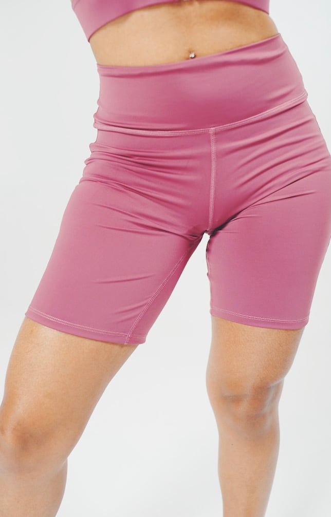 Blush pink hot sale biker shorts