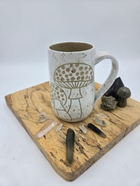Image 1 of White Mushroom Mug