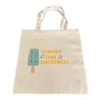 Summer-themed tote bag 