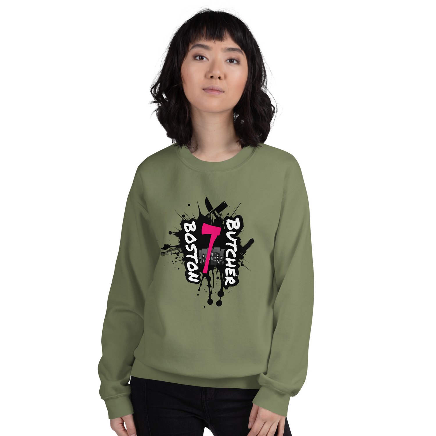 Image of Officially licensed Boston Butcher Unisex Sweatshirt