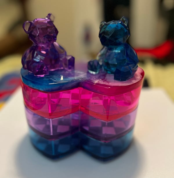 Image of Stackable Hearts Trinket Boxes