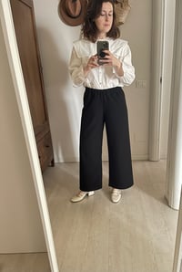 Image 1 of Pantaloni ampi in gabardine (tanti colori) 