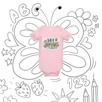 Image 3 of Baby short sleeve one piece (SHE IS STRONG)