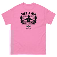 Image 7 of Just a Workout Girl Unisex T-Shirt