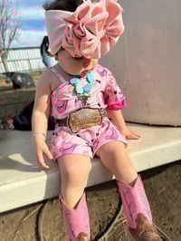Image 2 of Cold Shoulder Cowgirl Jumpsuit
