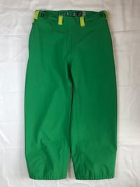 Image 2 of GREEN EXTRA-BAGGY TECH LIZARD PANTS