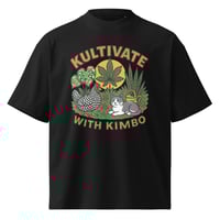 Image 3 of Unisex organic oversized high neck t-shirt