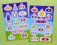 Image 1 of Katamari Cousins Sticker Sheet Set