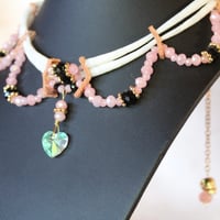 Image 3 of Pink & Black “Princess” Choker