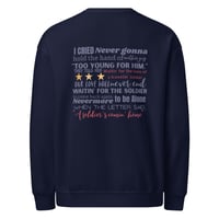 Image 4 of American Ribbon Crew neck sweatshirt