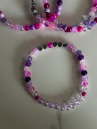 Image 7 of Cheshire Cat Tumbler Bracelet Stack | Alice in Wonderland Cup Bracelet