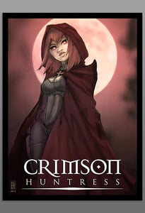 Image of Crimson Huntress #1 Cover Print 8.5x11