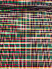 Image 2 of Loneta Cuadros - Verde/Escocesa - Lurex - 12€/m