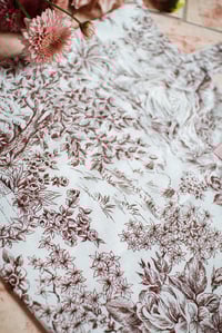 Image 8 of Tote bag [Toile de jouy chocolat]