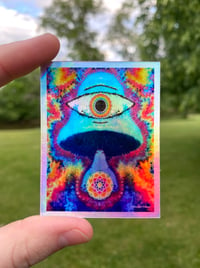 Image 1 of Mr Mushie Holographic Sticker