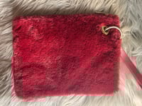 Image 1 of Burgundy Wristlet Clutch