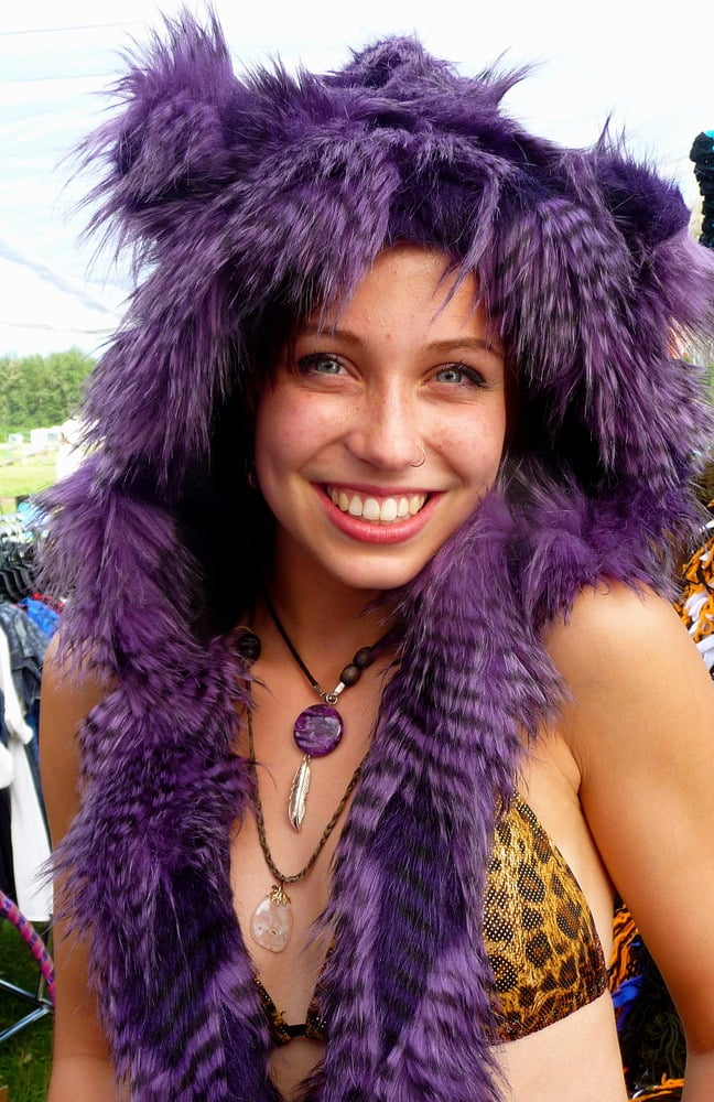 Image of Purple Feather Bolli Bear