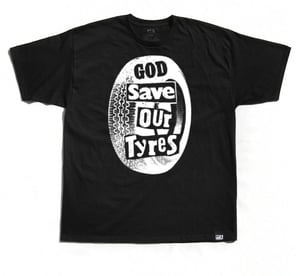 Image of "God Save Our Tyres" Tee (P1B-T0123)