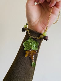 Image 3 of 🌿🤎Ivy Mossy Orchid🤎🌿 Necklace 