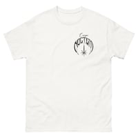 Image of  logo design white tee