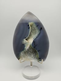 Image 1 of 1.1lb Agate Druzy Crystal Slice 