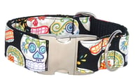 Image 2 of Sugar Skulls - Dog Collar