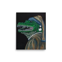 Image 1 of "Gator with the pearl earring" fine art print