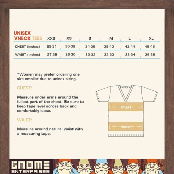 Converse t shop shirt size chart