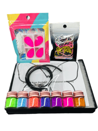 Image 1 of Neon Pink 2 Beading Butterfly Kit 