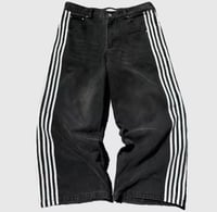 Image 1 of side-stitched baggy jeans