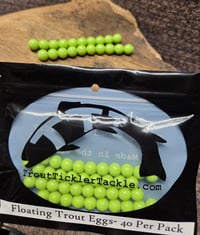 Image 1 of Floating Trout Eggs- Guacamole