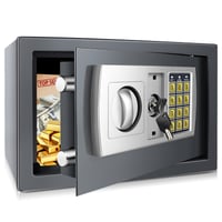 Image 1 of Home Security Safe Box – 8.5L Lockable Chest with 2 Keys for Secure Storage