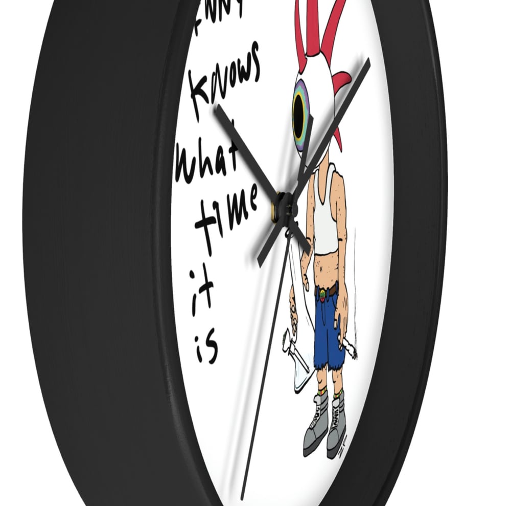 Image of Kenny Knows What Time is it!  Wall Clock