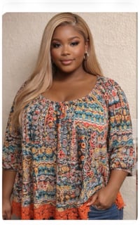 Image 8 of New 3X Fabb Bobeau Top #112*9