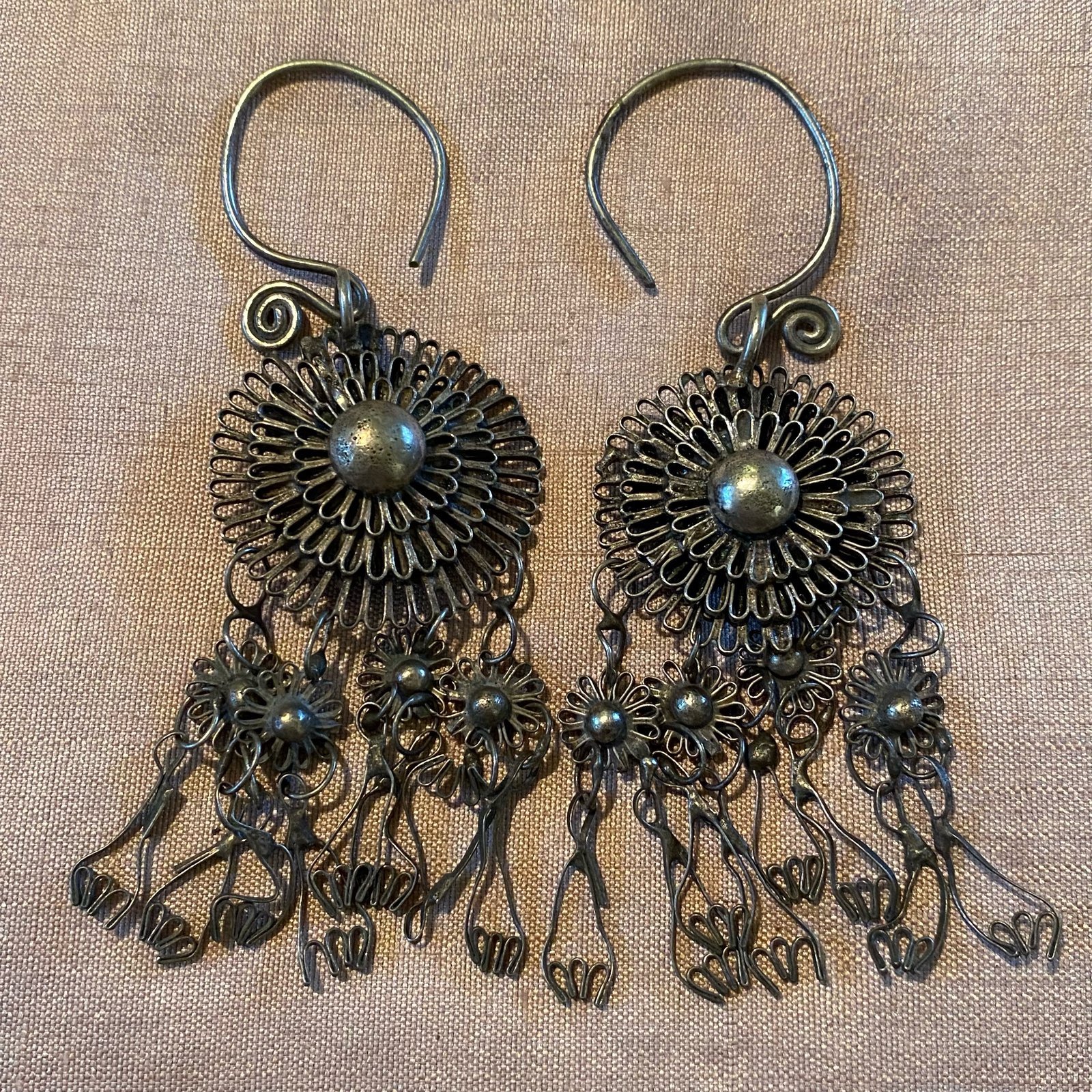 Vintage newest antique Chinese earrings