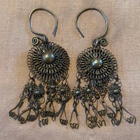 Image 1 of ANTIQUE CHINESE EARRINGS pair