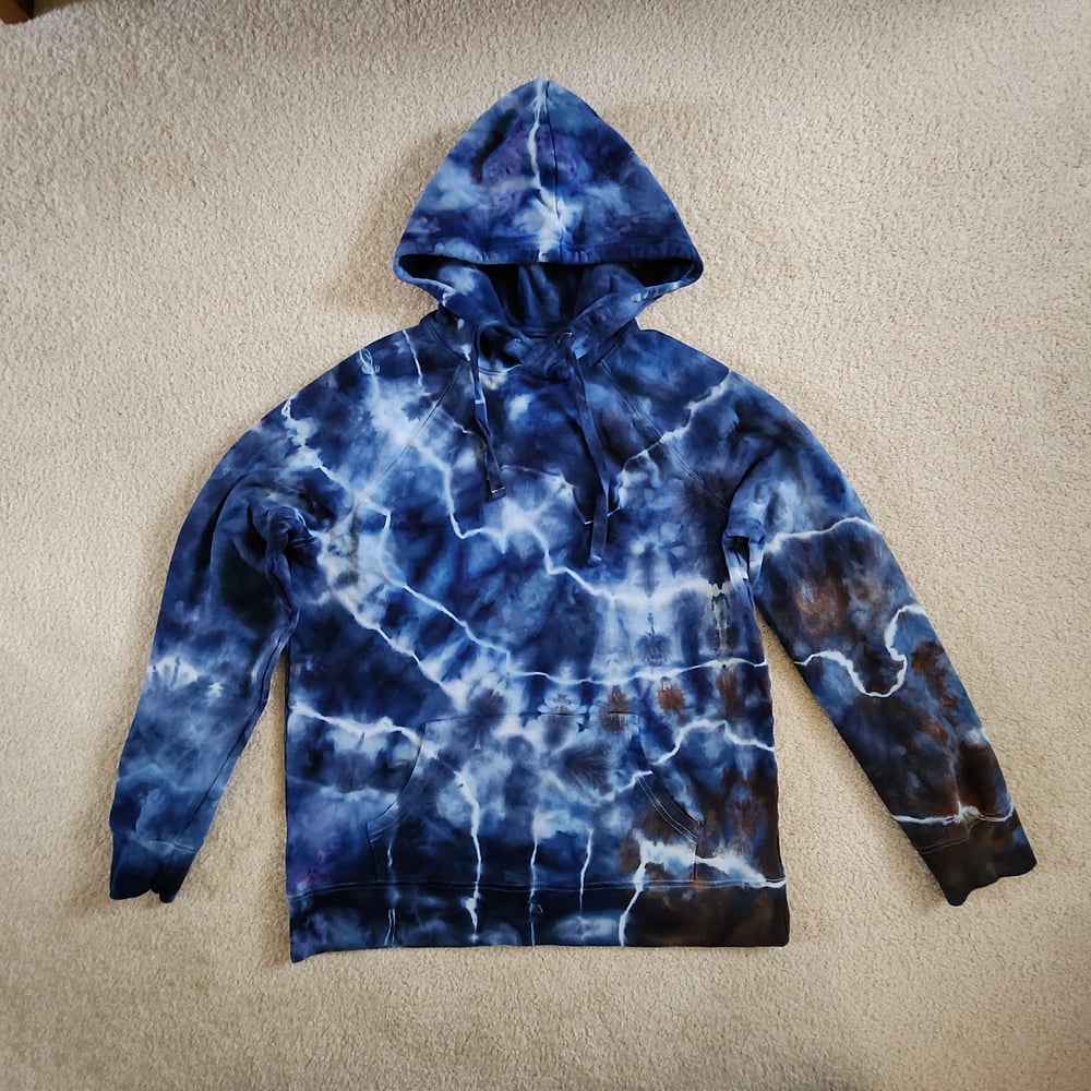 Image of Medium blue geode hoodie