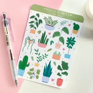 Image of House Plants Sticker Sheet