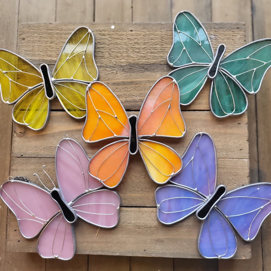 Image of Classic Butterfly-stained glass