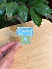 Image 1 of stay hydrated smiski sticker!