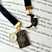 Image 1 of The Sun and Moon Velvet Bookmark