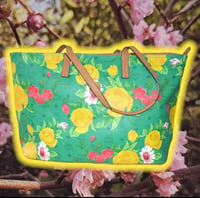 Image 4 of 💎ViNTaGe💎 MCM ❌ PHeNoMeNoN PaRaDiSo FLoRaL 💐 PRiNT ToTe 👜 BaG