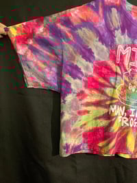 Image 2 of 3XL MILF Man I Love Frogs Tie Dye Crop Top Shirt 2