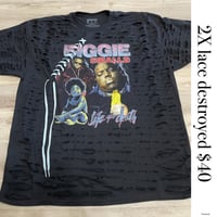 2X Biggie 3face lace destroyed