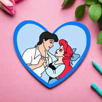 Image 2 of Ariel & Eric Sticker