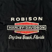 Image 4 of NWOT DAYTONA BIKE WEEK 1986 T shirt ROBISON HARLEY DAVIDSON