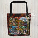 Image 2 of "Books are Magic" - Library Book Tote Bag